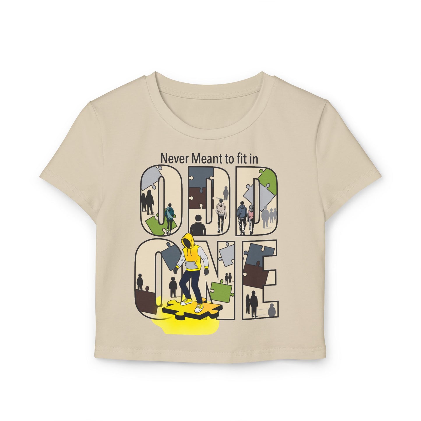 Outcast and Misfits crop top