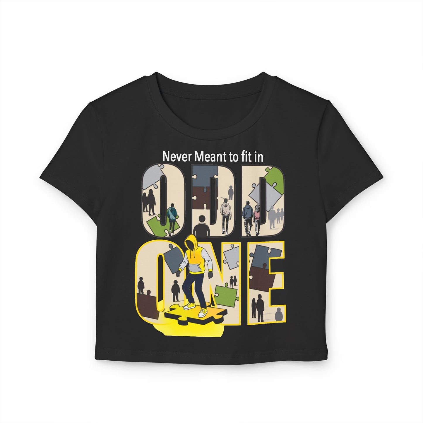 Outcast and Misfits crop top