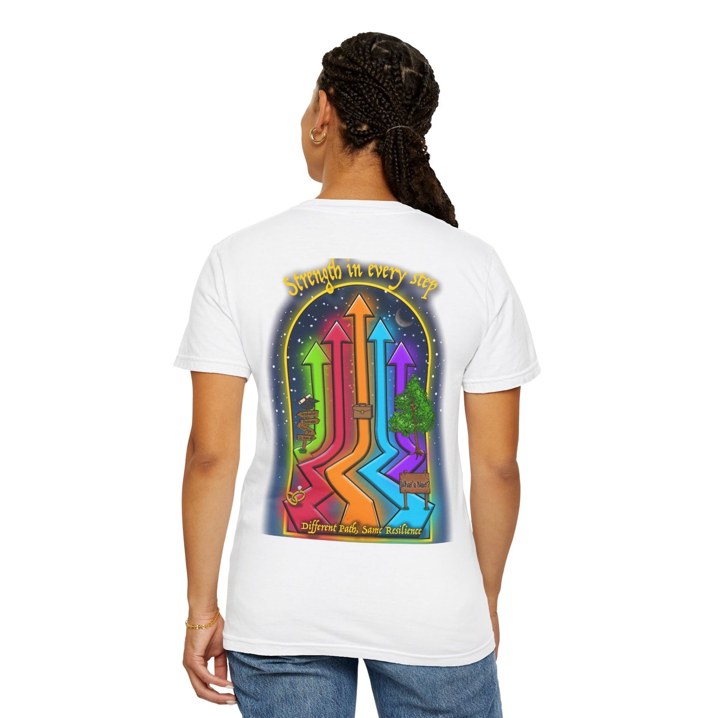 Embrace Unique Paths women T-shirt