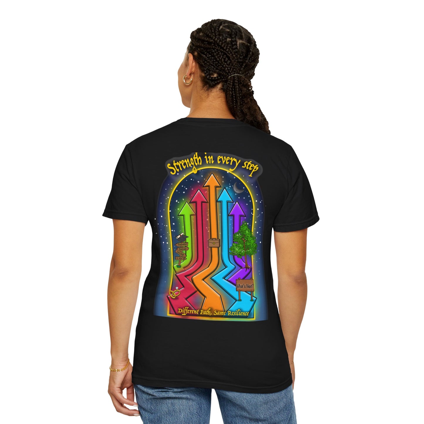 Embrace Unique Paths women T-shirt