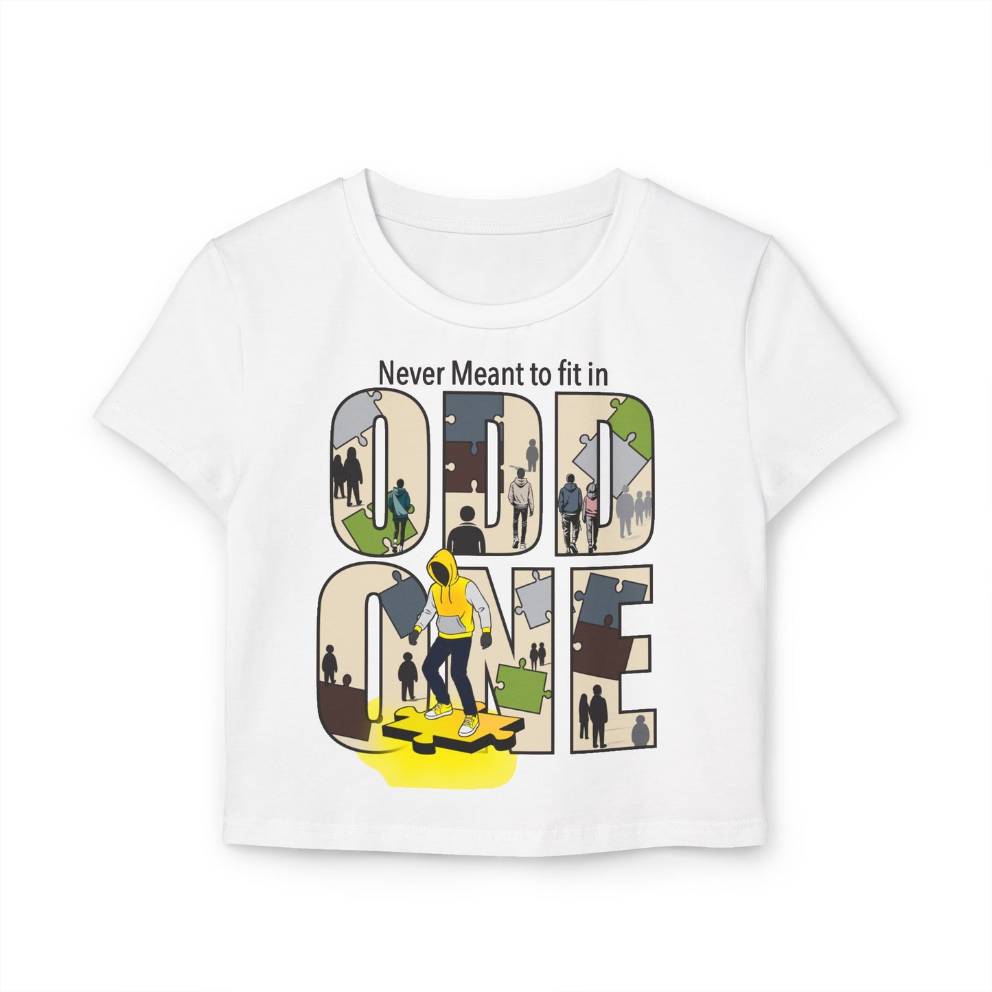 Outcast and Misfits crop top